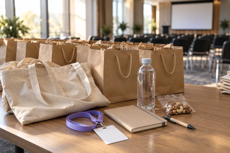 Welcome pack участника конференции: что положить в пакет, чтобы его не выбросили